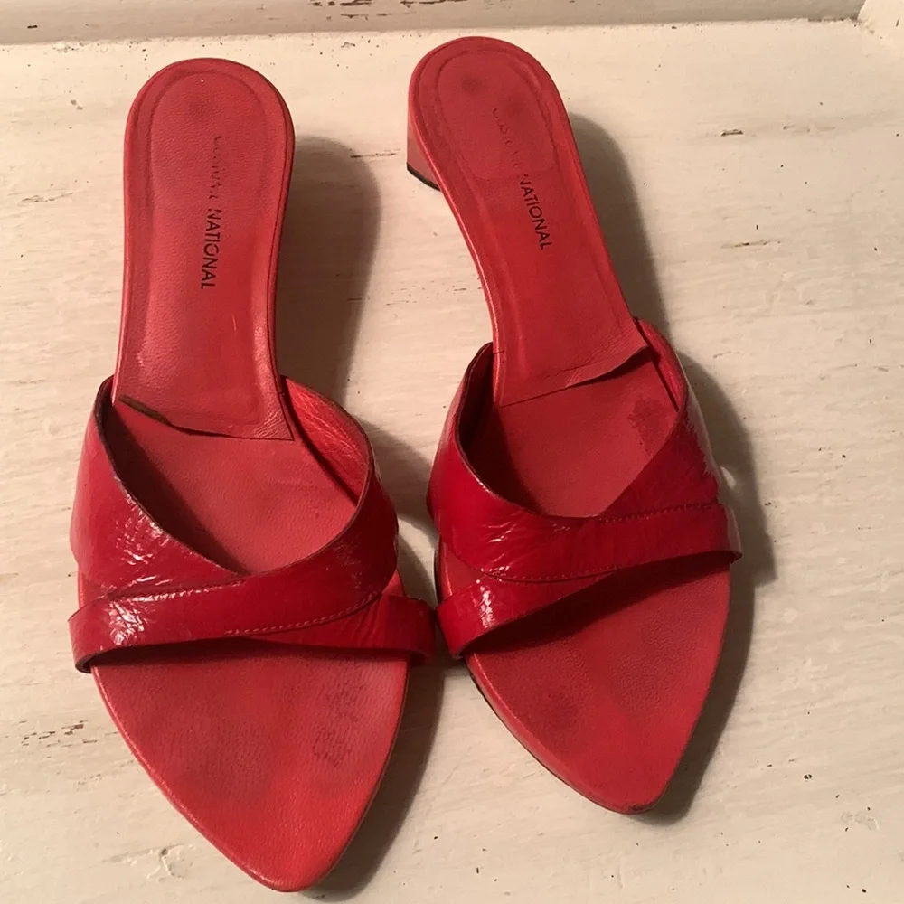 Costume national red shoes